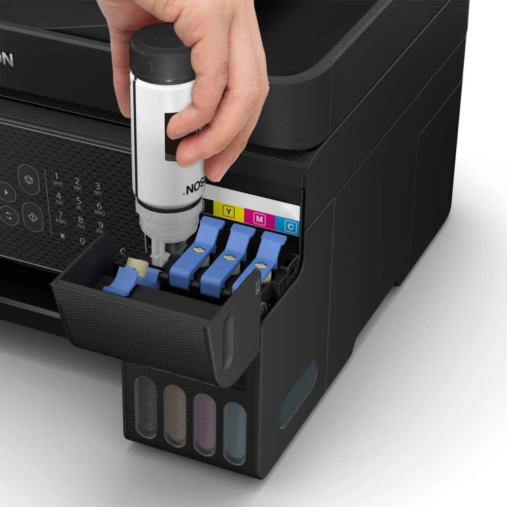 Spausdintuvas Epson | Daugiafunkcinis printers | EcoTank L5310 | Inkjet | Spalvotas | A4 | Wi-Fi | Juodas