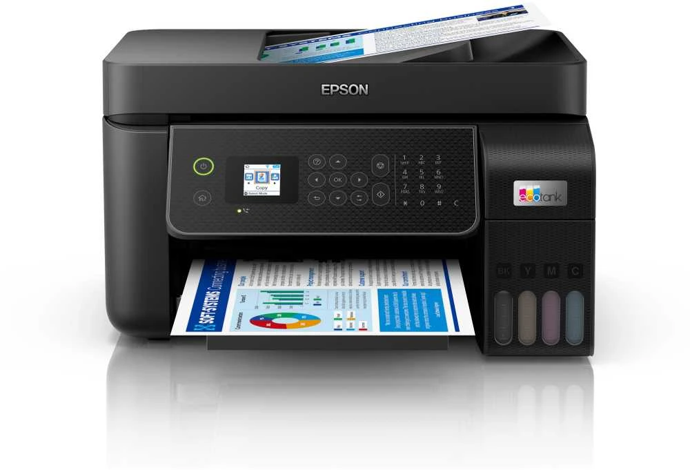 Spausdintuvas Epson | Daugiafunkcinis printers | EcoTank L5310 | Inkjet | Spalvotas | A4 | Wi-Fi | Juodas