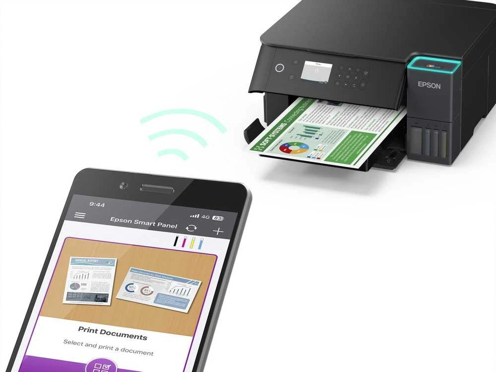 Spausdintuvas Epson | Daugiafunkcinis printers | EcoTank L6360 | Inkjet | Spalvotas | A4 | Wi-Fi | Juodas