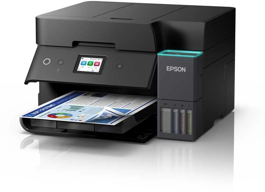 Spausdintuvas Epson | Daugiafunkcinis printers | EcoTank L6390 | Inkjet | Spalvotas | A4 | Wi-Fi | Juodas