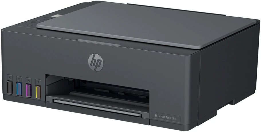 Hewlett Packard (HP) Daugiafunkcis Spausdintuvas - HP Smart Tank 581 Belaidis, Didelio Pajėgumo Rašalo Bakas