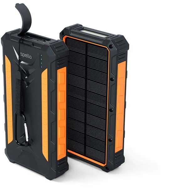 Epico Spello saulės energijos blokas 24000mAh juodas