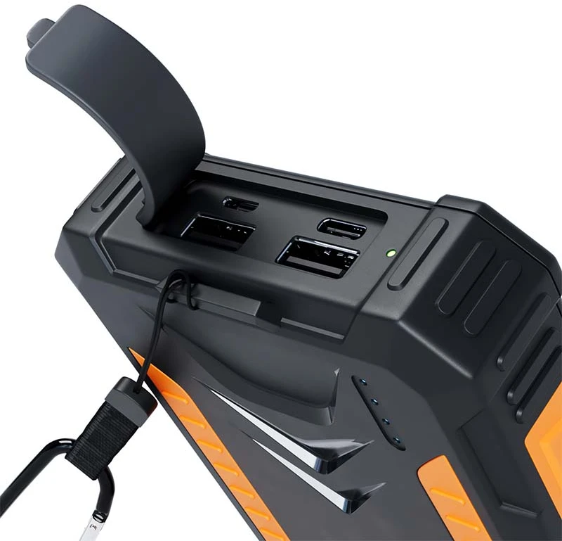 Epico Spello saulės energijos blokas 24000mAh juodas