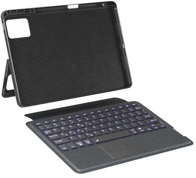 Epico „Spello“ klaviatūros dangtelis su foniniu apšvietimu, skirtas „Lenovo Tab M11“ - CZ/juodas