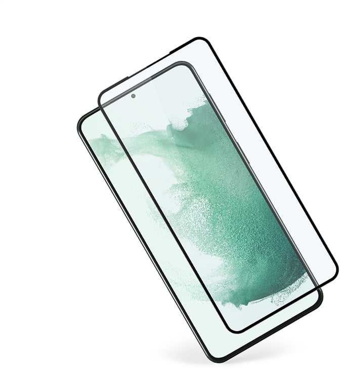 „Spello Edge to Edge Glass“ apsauginis stiklas, skirtas „Samsung Galaxy S23 5G“ itin plačiam aprėpties ryšiui.