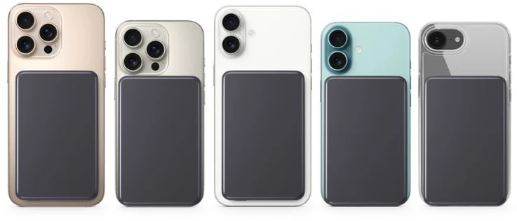 „Spello ForcePack Alu“ 10000mAh magnetinė belaidė išorinė baterija SM71 - pilka