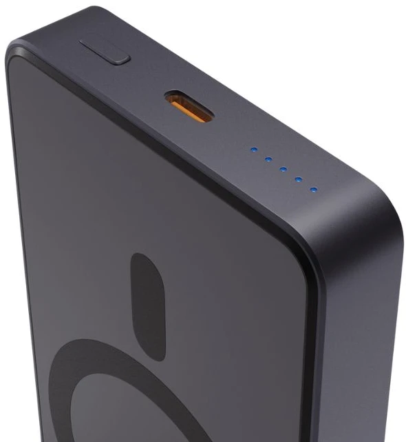 „Spello ForcePack Alu“ 10000mAh magnetinė belaidė išorinė baterija SM71 - pilka