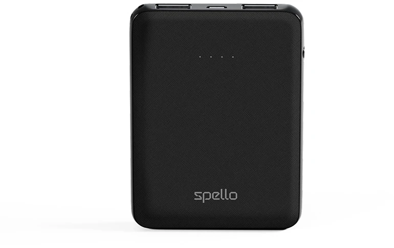 Spello Pocket powerbank - 5000mAh - juodas
