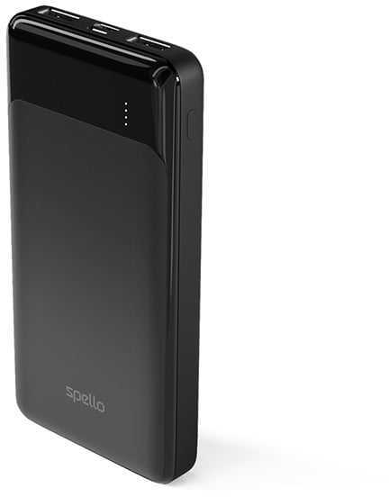 Spello Slim powerbank - 10 000mAh - juodas