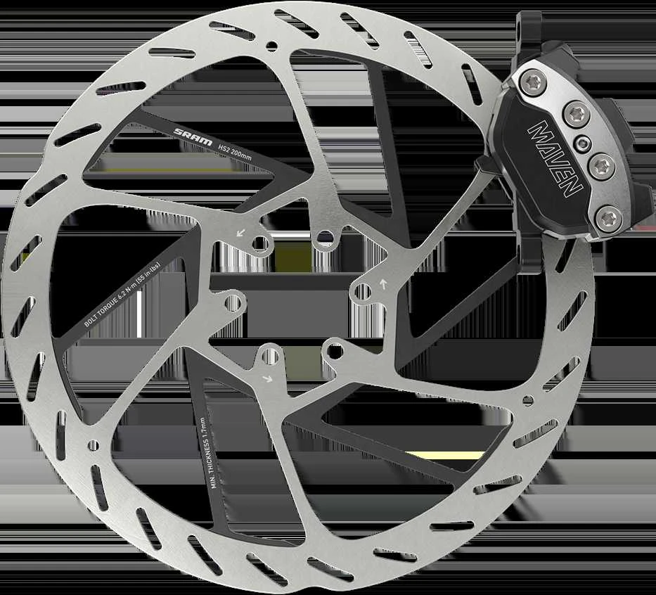 SRAM Maven Ultimate Stealth diskiniai stabdžiai, priekiniai