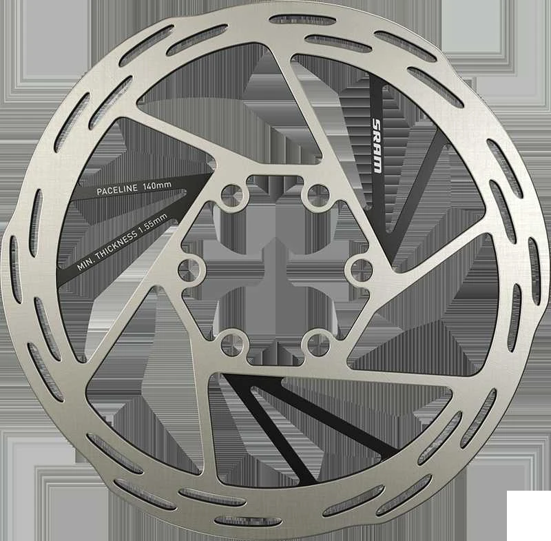 SRAM Paceline stabdžių diskas - 140 mm (įskaitant plieninius varžtus), apvalus - 6 skylės