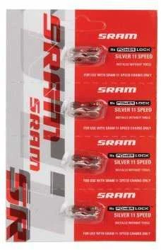 SRAM PowerLock grandinės užraktas, 11 greičių, 4 vnt