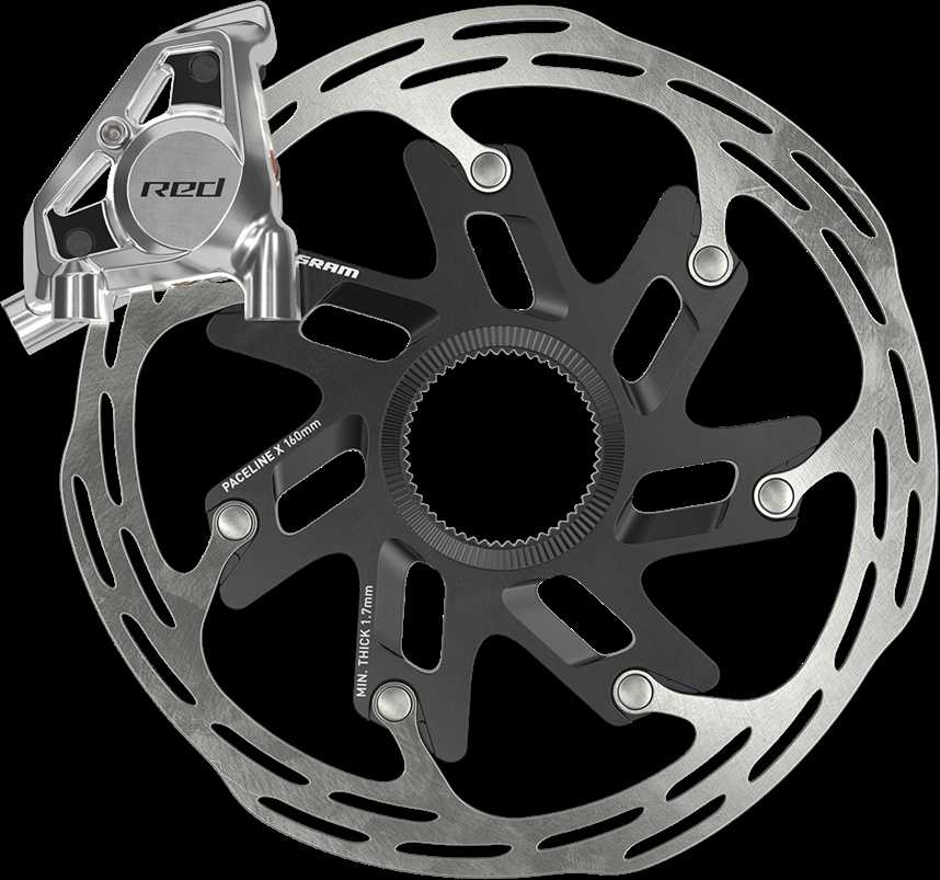 Pavarų ir stabdžių rankenėlė SRAM Shift/Hydraulic Disc Brake Raudona AXS E1 Stealthamajig connected Rear Brake/Right Shift 1800mm w/ Flat Mount 20mm SS Hardware (Rotor sold separately)
