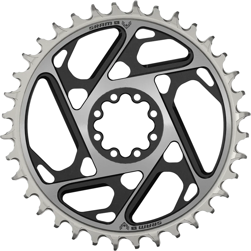 Priekinė žvaigždė SRAM T-TYPE 38T Direct Mount 0mm Offset Eagle (including 8 bolts) Juodas - XXSL D1