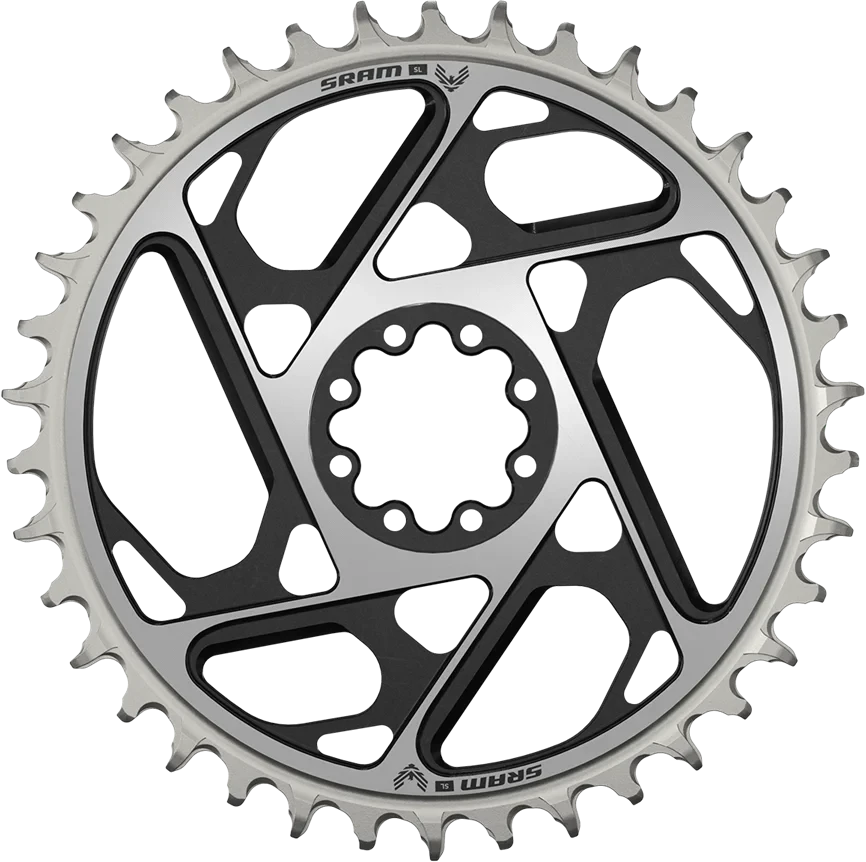 Priekinė žvaigždė SRAM T-TYPE 38T Direct Mount 3mm Offset Eagle (including 8 bolts) Juodas - XXSL D1