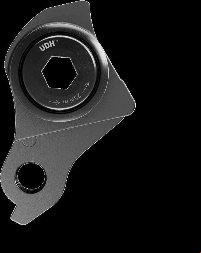Rėmo antgalis / auselė SRAM UDH alu universal juodas