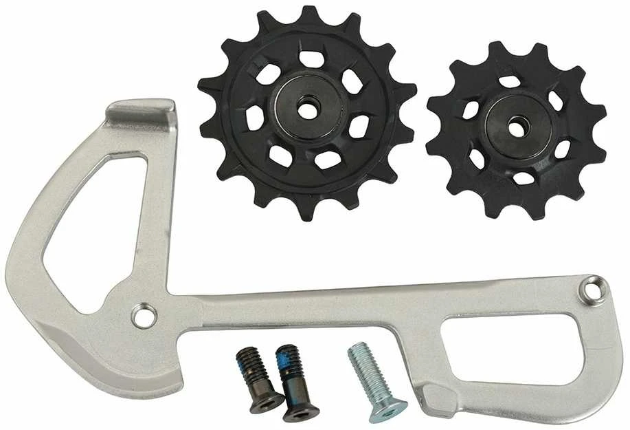 Galinio pavarų perjungėjo ratukų komplektas SRAM X01 Eagle X-Sync su kojelės dalimi