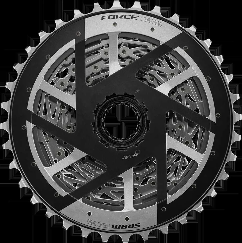 SRAM XG-1270 E1 12 pavarų kasetė, 10-36z