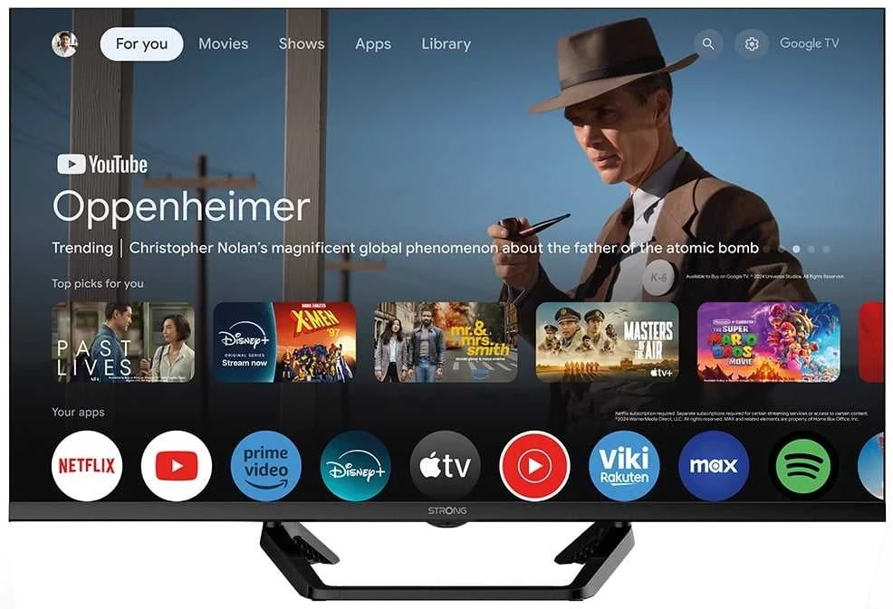 Televizorius Strong SRT32HG4723C LED 32'' HD Smart TV Juodas