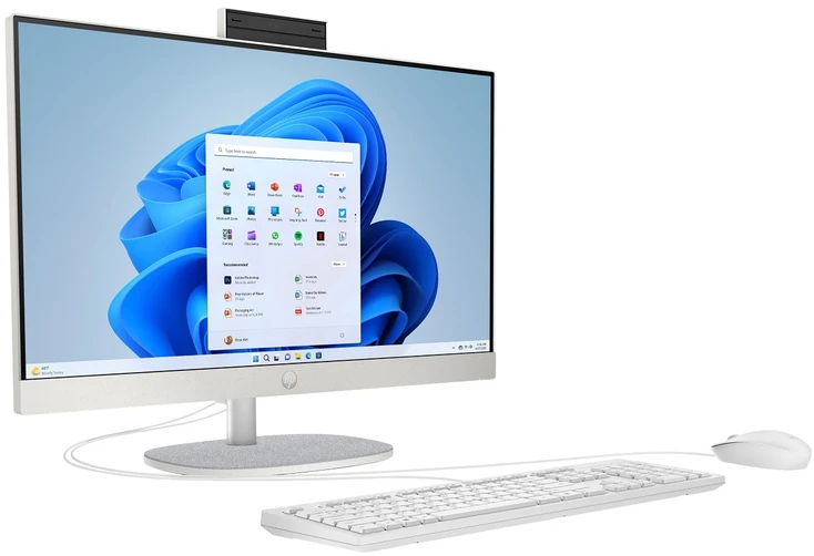 Stacionarus kompiuteris Hewlett Packard (HP) HP AiO 24-cr0022nc, 24 colių FHD, i5-1335U, 8 GB DDR4 3200, SSD 512 GB, „Windows“ su 2 mln. žaidimų leidimu