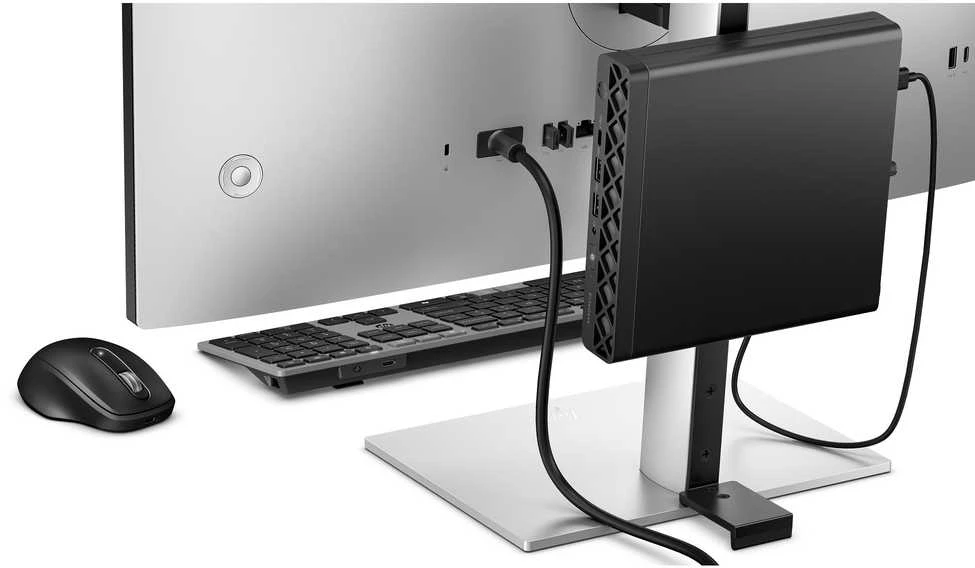 Hewlett Packard (HP) HP PC EliteDesk 8 Mini G1a, Ryzen 5 220, 1x16GB, 512GB, Radeon 740M,WiFi 6+BT,kl. a pelė, 65W, 2xDP+HDMI+USB-C,FDOS