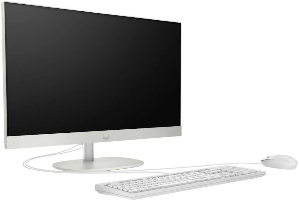 Stacionarus kompiuteris Hewlett Packard (HP) HP ProOne 245 G10 AiO balta / 23,8" FHD / AMD RYZEN 3 7320U 2,4 GHz / 8 GB / 512 GB SSD / Radeon 610M / FDOS