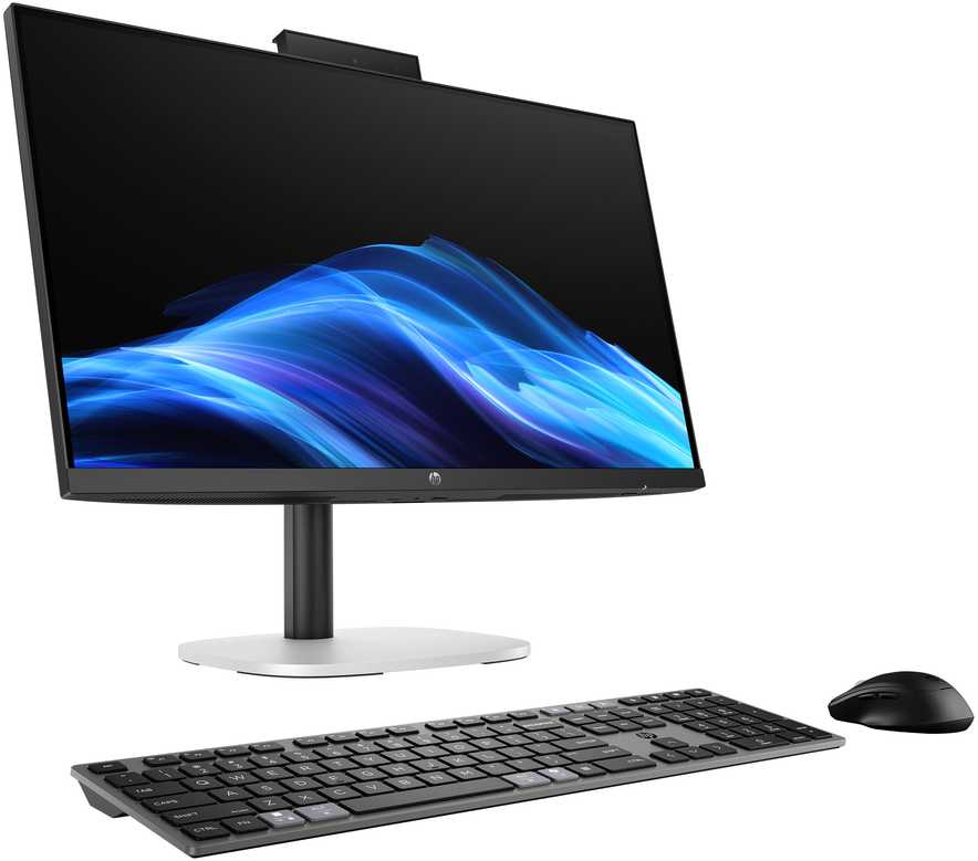 Stacionarus kompiuteris Hewlett Packard (HP) HP AIO ProStudio 4 G1i AiO 23.8 NT AI, Ultra 5 225T, 1x16GB, 512GB, UHD (Arc) 2Xe LPG, WiFi 6e+BT, kl+pelė, HDMI+HDMI IN, FDOS