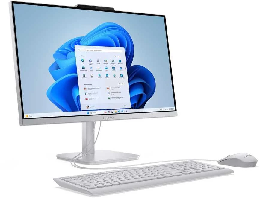 Stacionarus kompiuteris Lenovo A100 AIO Cloud Pilkas (F0JN000NCK)