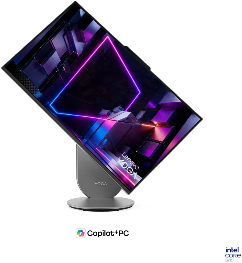 Stacionarus kompiuteris Lenovo Yoga AIO 27IPH11 Luna Pilkas (F0JR000MCK)