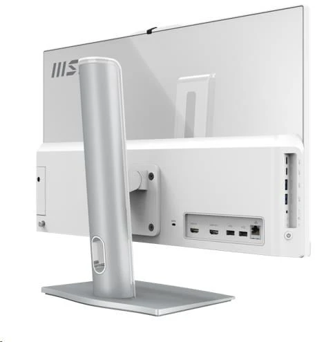 Stacionarus kompiuteris MSI AiO Modern AM242P 1M-2089XEU asmeninis kompiuteris, Core 5 120U, 23.8 FHD, apsauga nuo akinimo, neliečiamas ekranas, 16 GB, 512 GB SSD, nėra duomenų, be OS, baltas