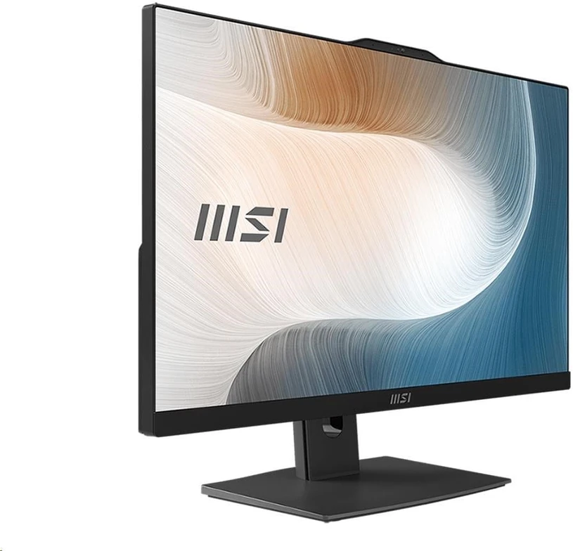 Stacionarus kompiuteris „Viskas viename“ MSI Modern AM242TP 1M-2021XEU Core 5 / 16 GB / 512 GB SSD / 23.8 FHD / Jutiklinis / NoOS / juodas · reguliuojamas stovas