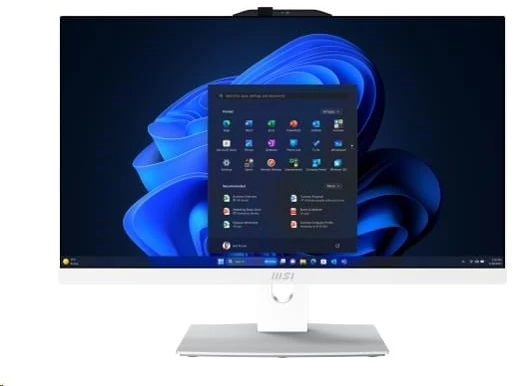 Stacionarus kompiuteris Komputer MSI Modern AM242TP 1M-2022XEU Core 5 120U 23.8" FHD Jutiklinis 16GB 512GB SSD Bez systemu Baltas