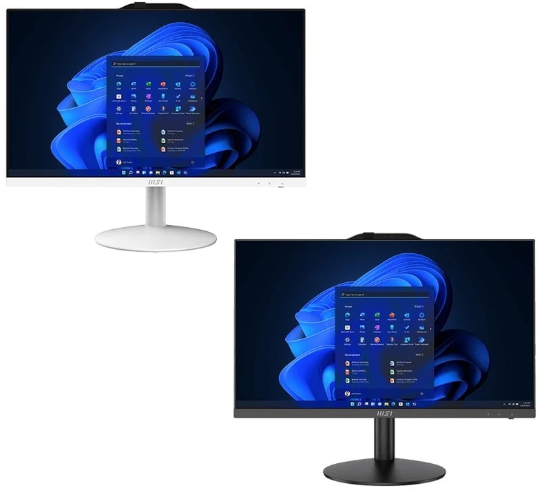 Stacionarus kompiuteris Komputer MSI PRO AP242P 14M-1206EU Intel Pentium G7400 23.8 FHD Anti-Glare 8GB 128GB SSD N/A W11 Pro Baltas