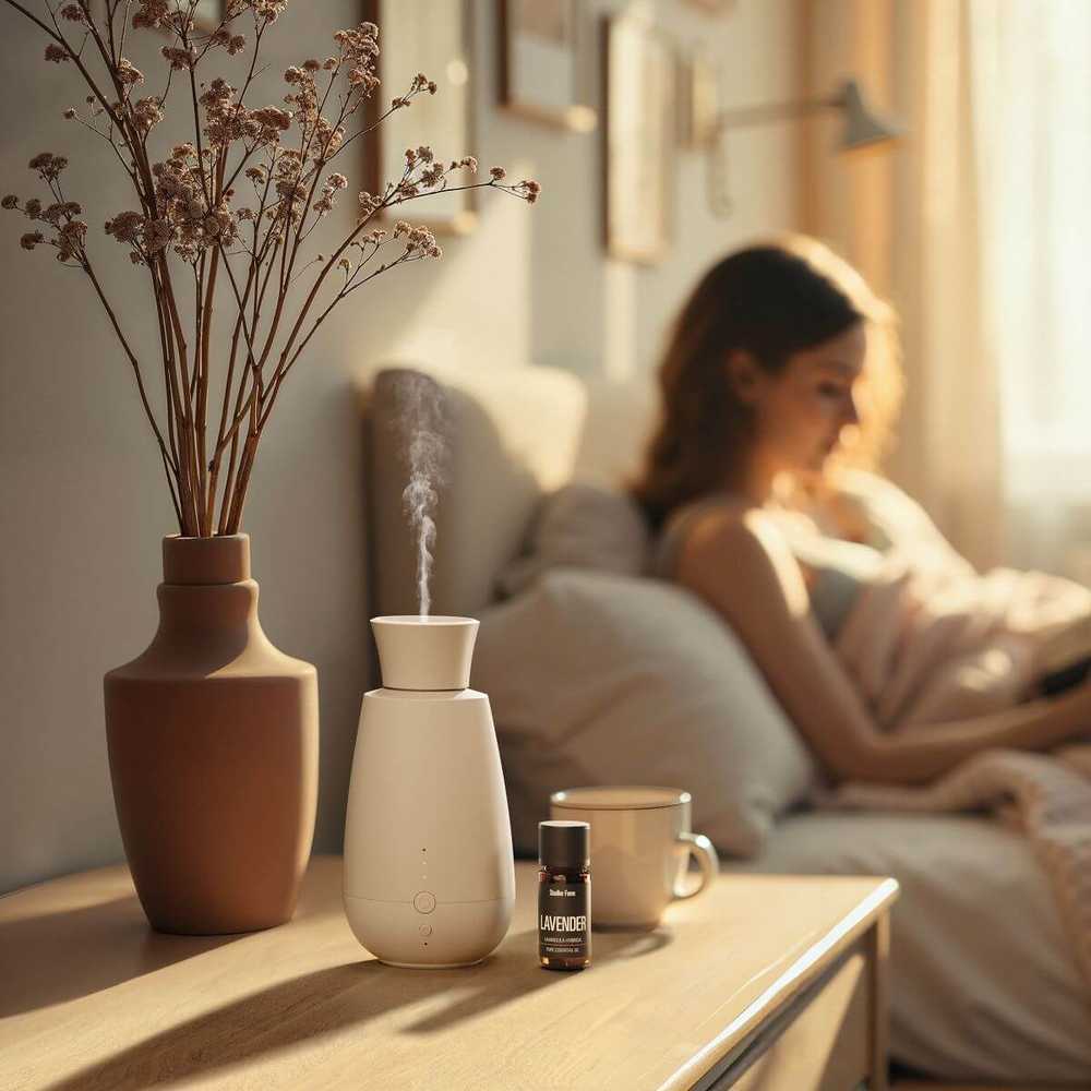 Drėkintuvas Stadler Form aromų difuzorius ELLA - balta - E-032
