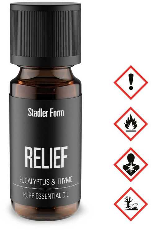 Drėkintuvas STADLER FORM eterinis aliejus Relief, 10 ml