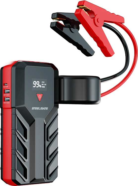 Steelmate JS12 Jump starter sada pro nouzové startování 12.000 mAh
