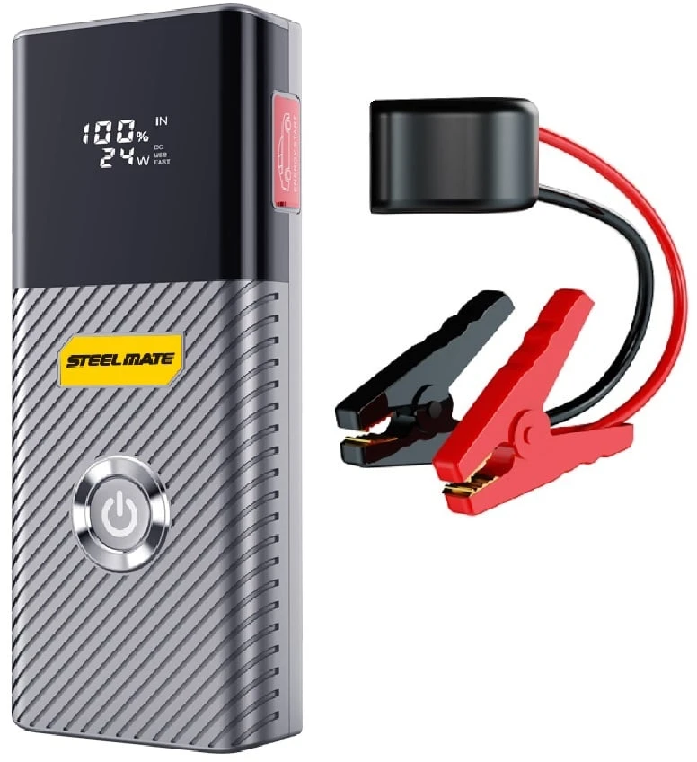 Steelmate JS16 Jumpstarter sada pro nouzové startování 16.000 mAh