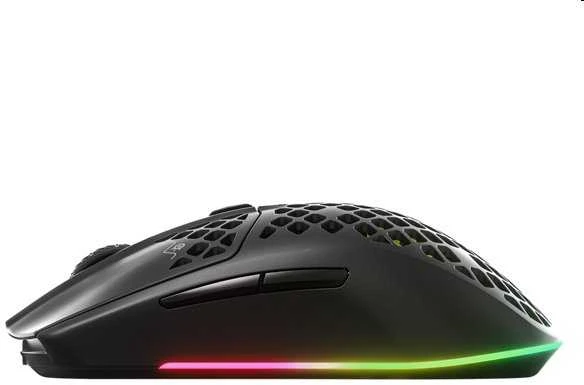 Belaidė Žaidimų pelė SteelSeries Aerox 3 Wireless, Juodos spalvos