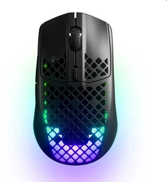Belaidė Žaidimų pelė SteelSeries Aerox 3 Wireless, Juodos spalvos