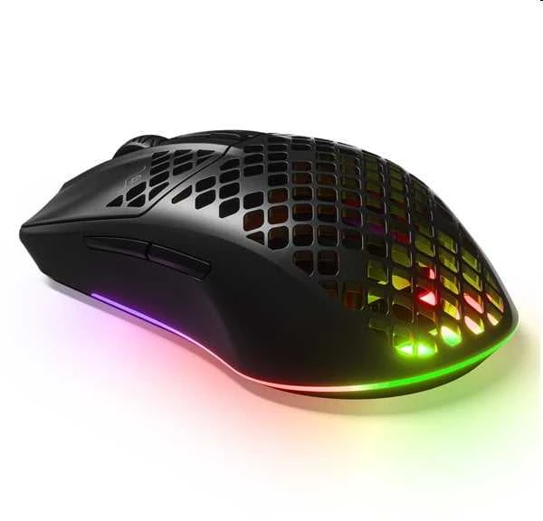Belaidė Žaidimų pelė SteelSeries Aerox 3 Wireless, Juodos spalvos
