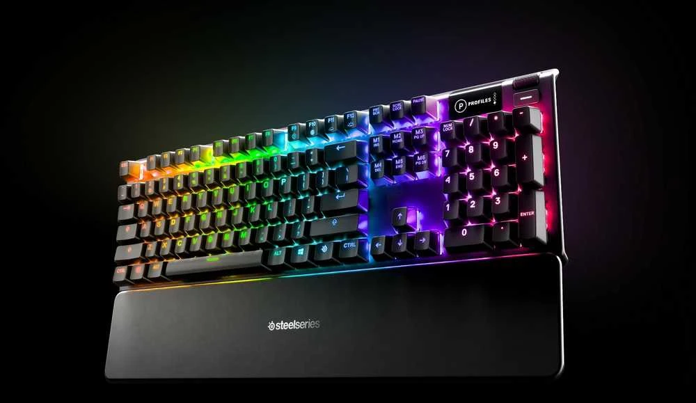 Klaviatūra SteelSeries Apex 5, US kalba, Juodos spalvos