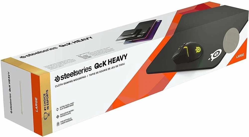 Kilimėlis SteelSeries | QcK heavy | Pelė žaidimams pad | 450 x 400 x 6 mm | Juodas