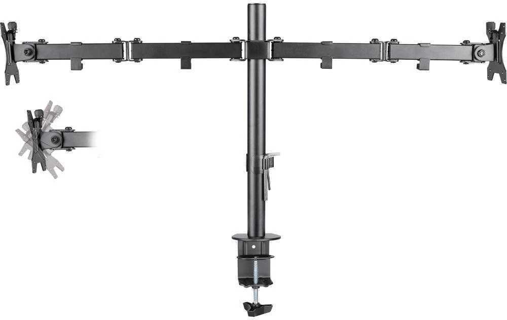 Laikiklis SOS 1120 MONITORIUS DESK MOUNT DUAL STELL
