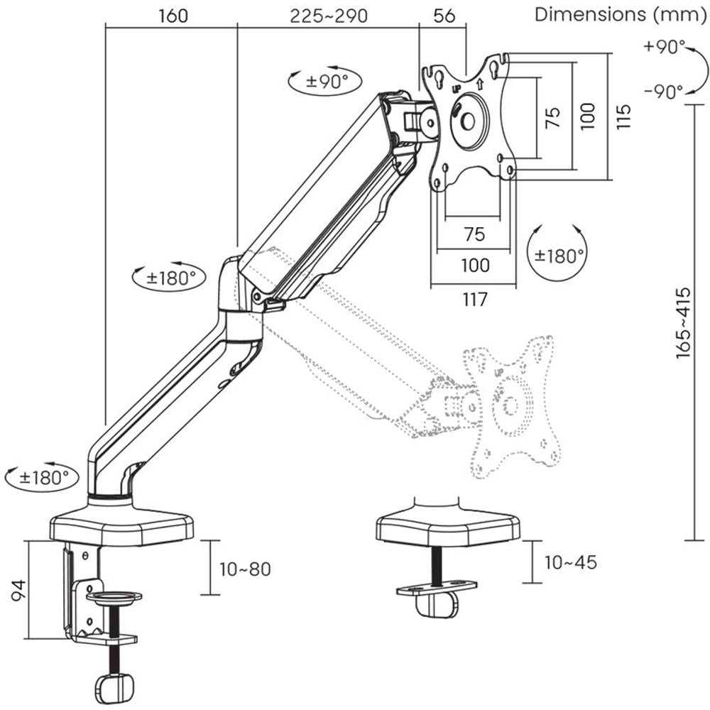 Laikiklis SOS 2111 Stands single STELL