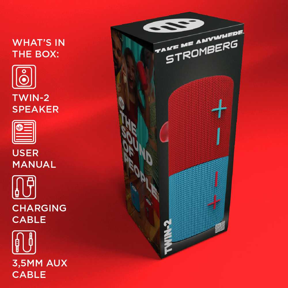 Stromberg TWIN-2 Bluetooth garsiakalbis
