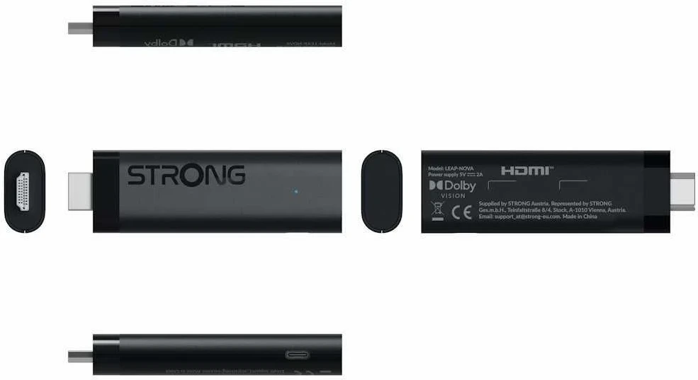 Vaizdo grotuvas Strong Galingas 4K Ultra HD TV įrenginys LEAP-NOVA