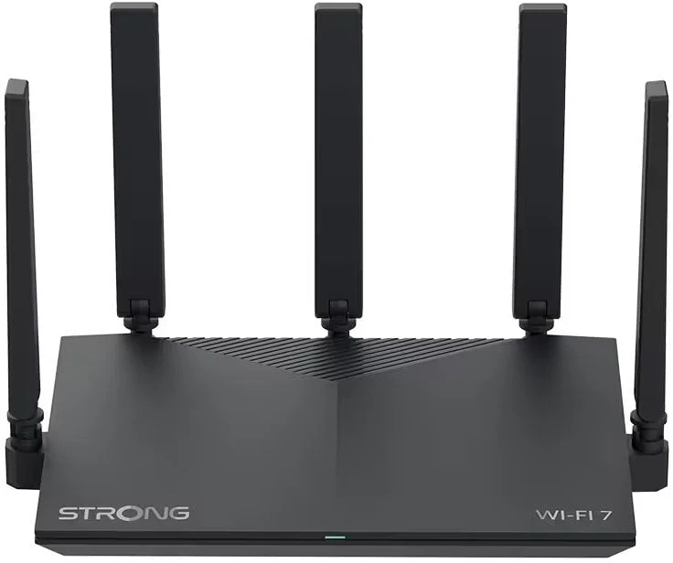 Maršrutizatorius Strong Strong ROUTERBE3600 WIFI7 router belaidis 2.5 Gigabit Ethernet Dual-band (2.4 GHz/5 GHz) Juodas