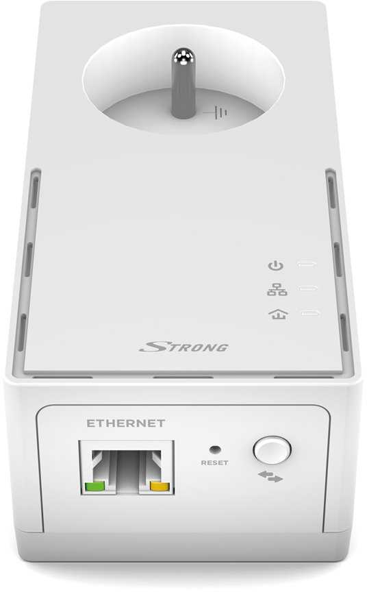 Powerline adapteris Strong Strong Powerline 1000 Duo 1000 Mbit/s Laidinis LAN Baltas 2 vnt.