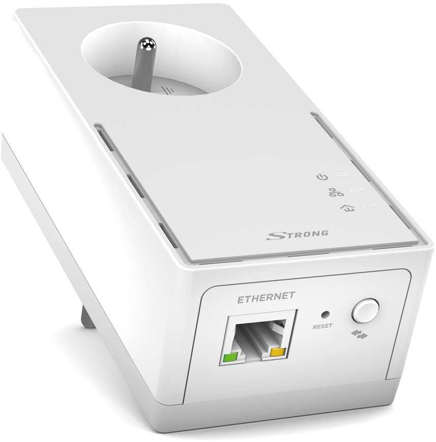 Powerline adapteris Strong Strong Powerline 1000 Duo 1000 Mbit/s Laidinis LAN Baltas 2 vnt.