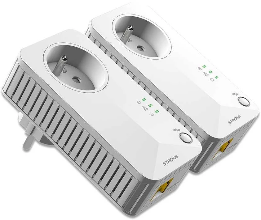 Strong PowerLine 600 adapterių komplektas su LAN jungtimis